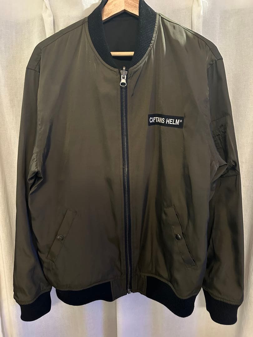キャプテンズヘルム　リバーシブル　ナイロンジャケット　MA-1