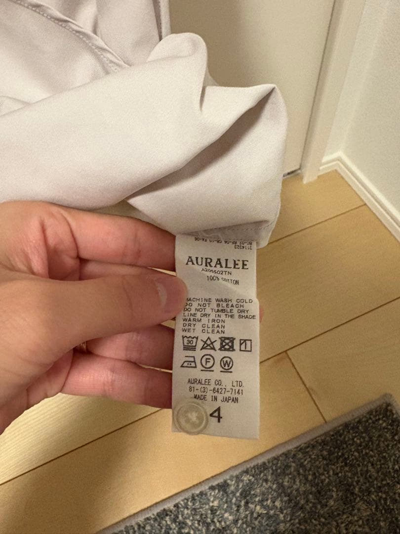 AURALEE 半袖シャツ サイズ4