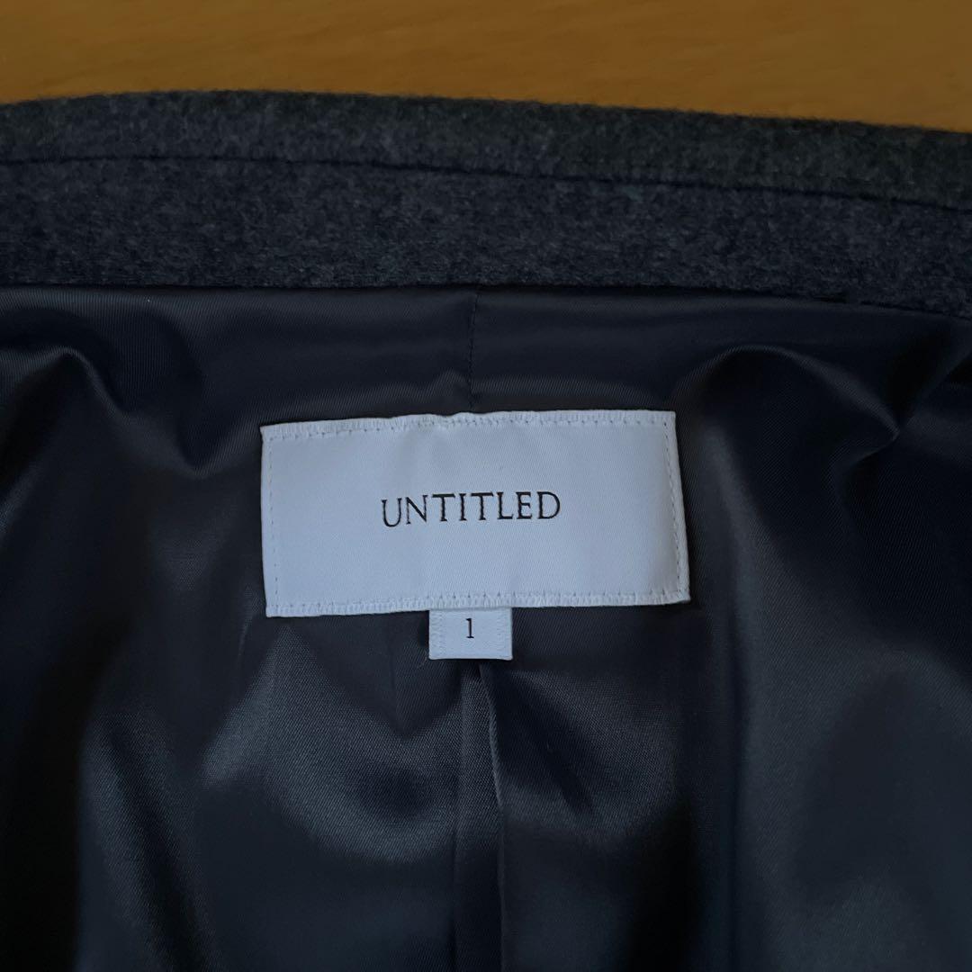 【アンタイトル】パンツスーツ セットアップ ウール グレー