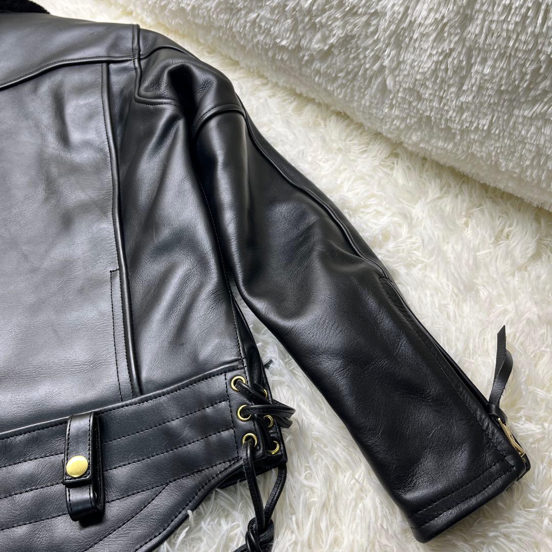 KADOYA K'S LEATHER ブラックレザー M