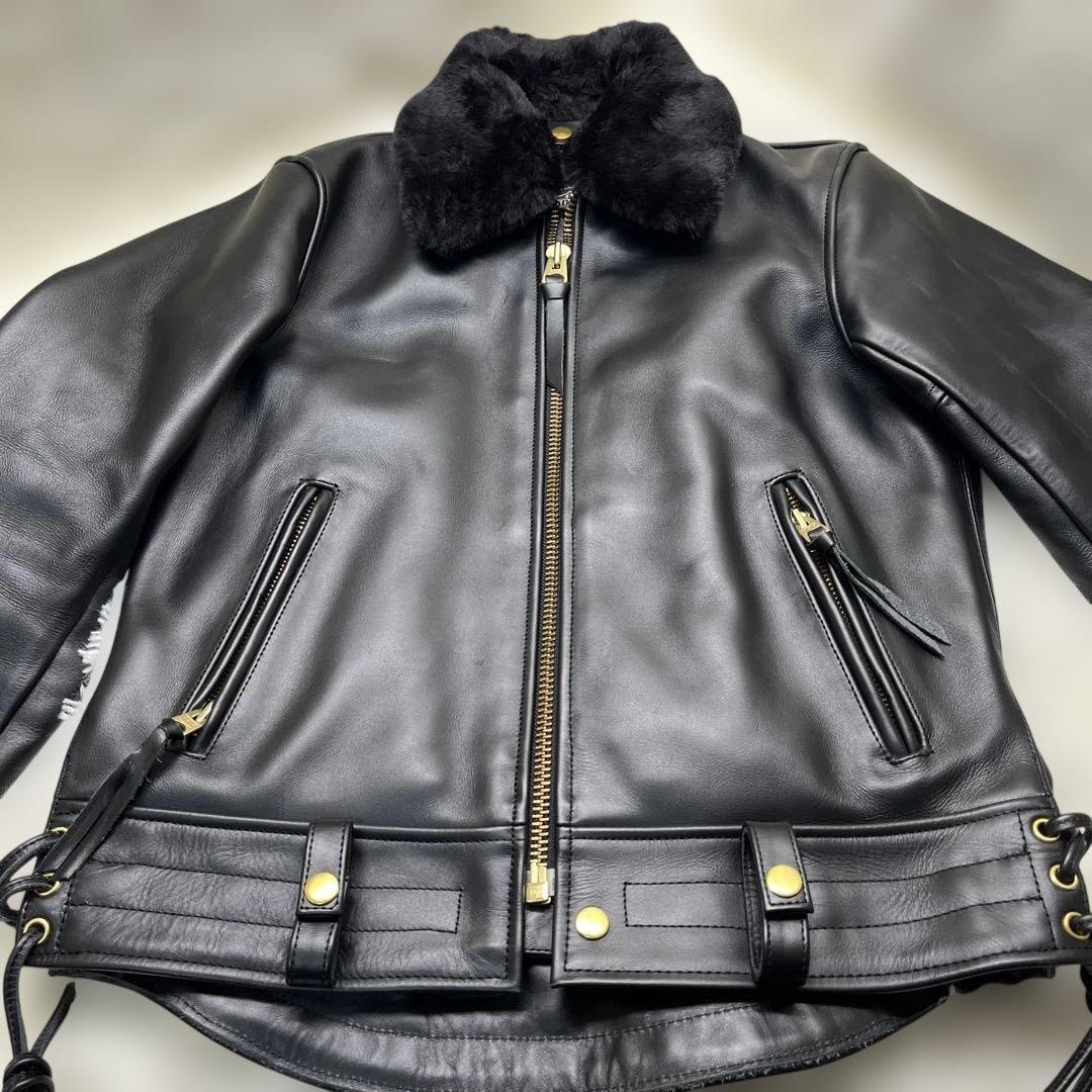 KADOYA K'S LEATHER ブラックレザー M