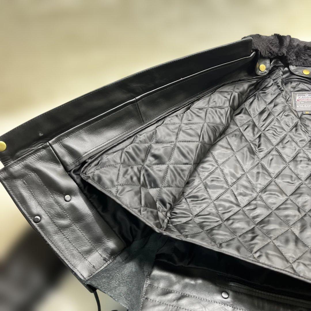 KADOYA K'S LEATHER ブラックレザー M