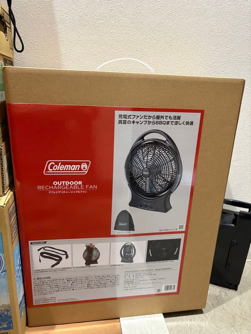 コールマン　扇風機　新品未使用