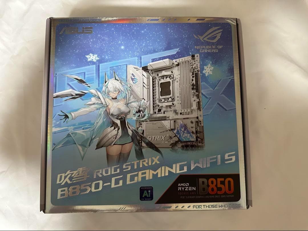 新品未開封 ROG STRIX B850-G GAMING WIFI S 吹雪