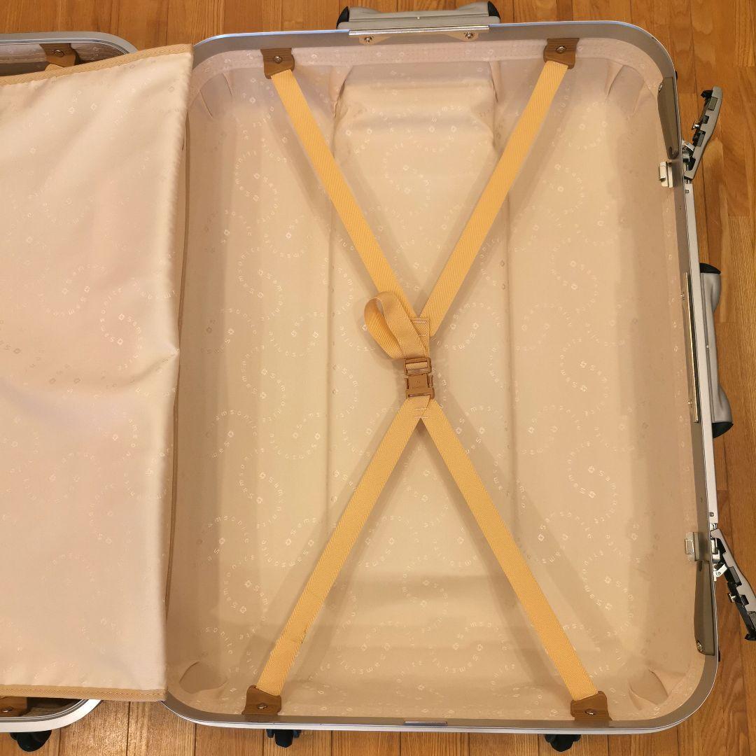 廃盤 サムソナイト シルエットMV 97L スーツケース 大容量 クリアブルー