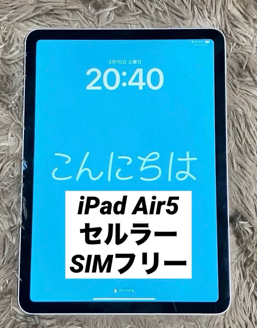 iPad Air5 64GB cellularモデル　SIMフリー