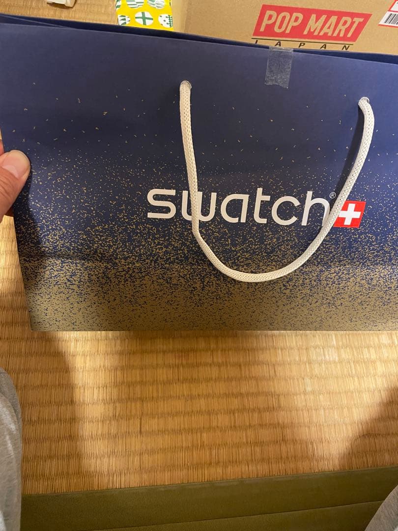 Swatch オメガ Moonshine Gold Omega 白Mサイズ新品