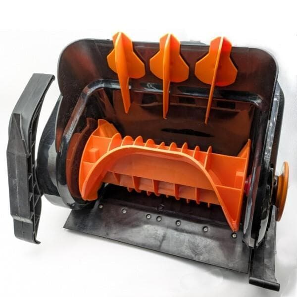 使用品 電動除雪機 専用バッテリー2個+専用充電器付き 除雪機 折りたたみ式