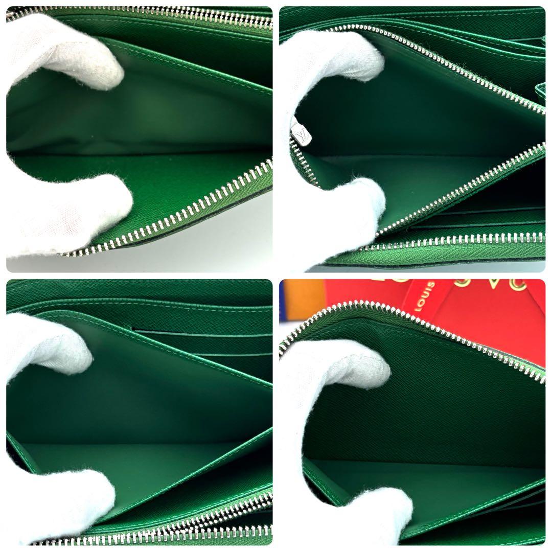 ☆美品☆ルイヴィトン エピ ジッピーウォレット 長財布 グリーン 緑 メンズ