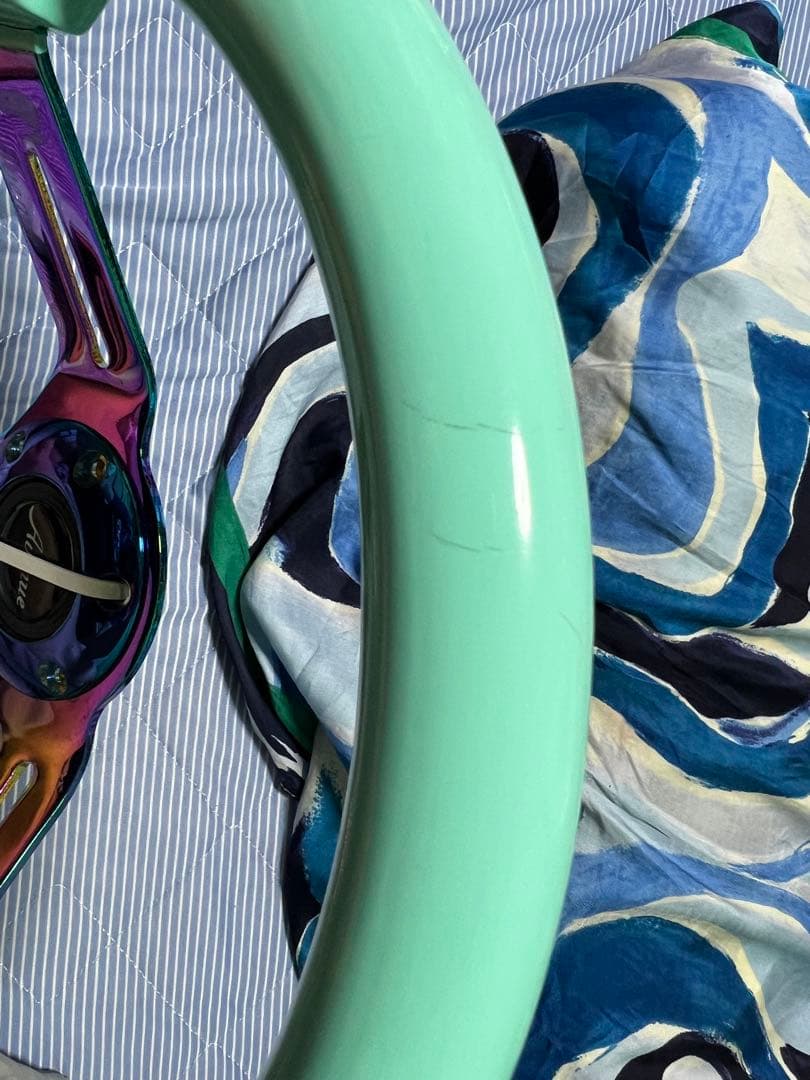 avenue performance ステアリング ミントグリーン 35パイ