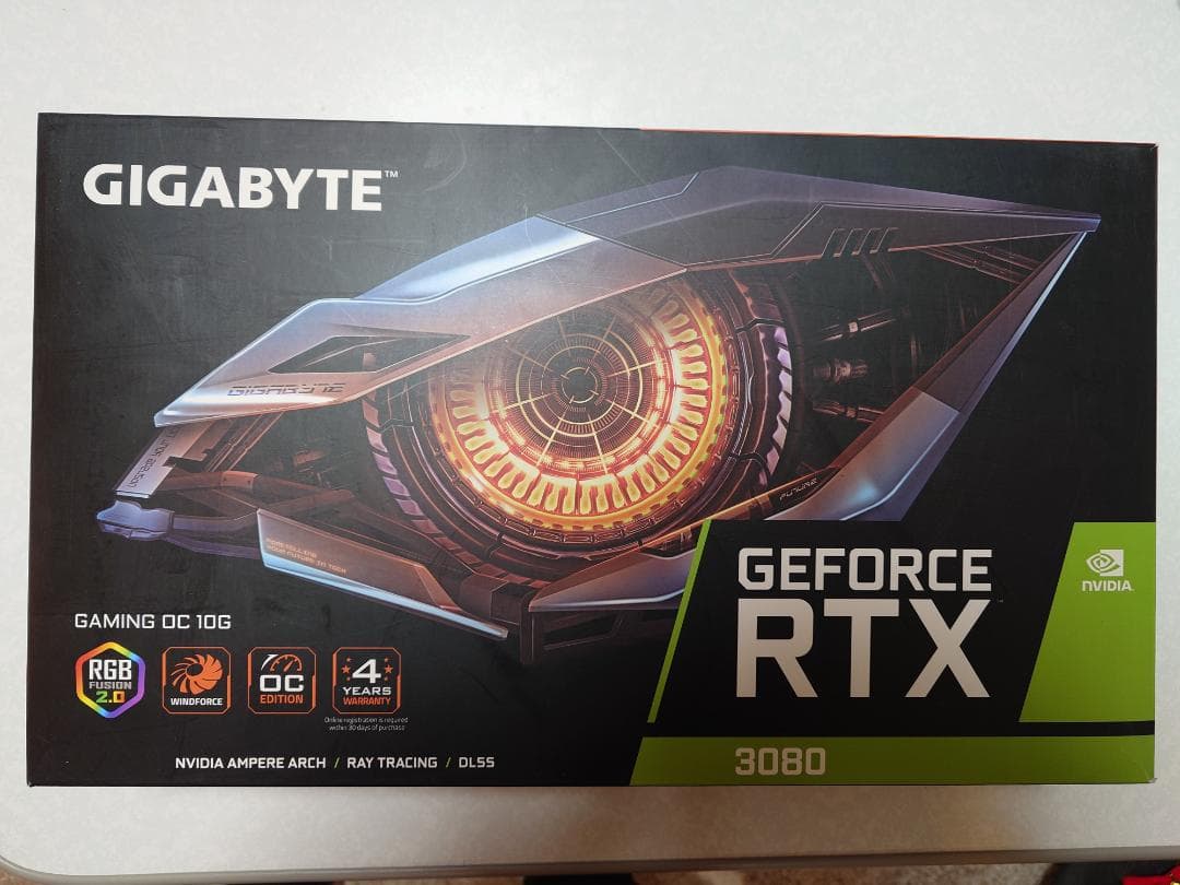 GIGABYTE GEFORCE RTX 3080 グラフィックボード可動品