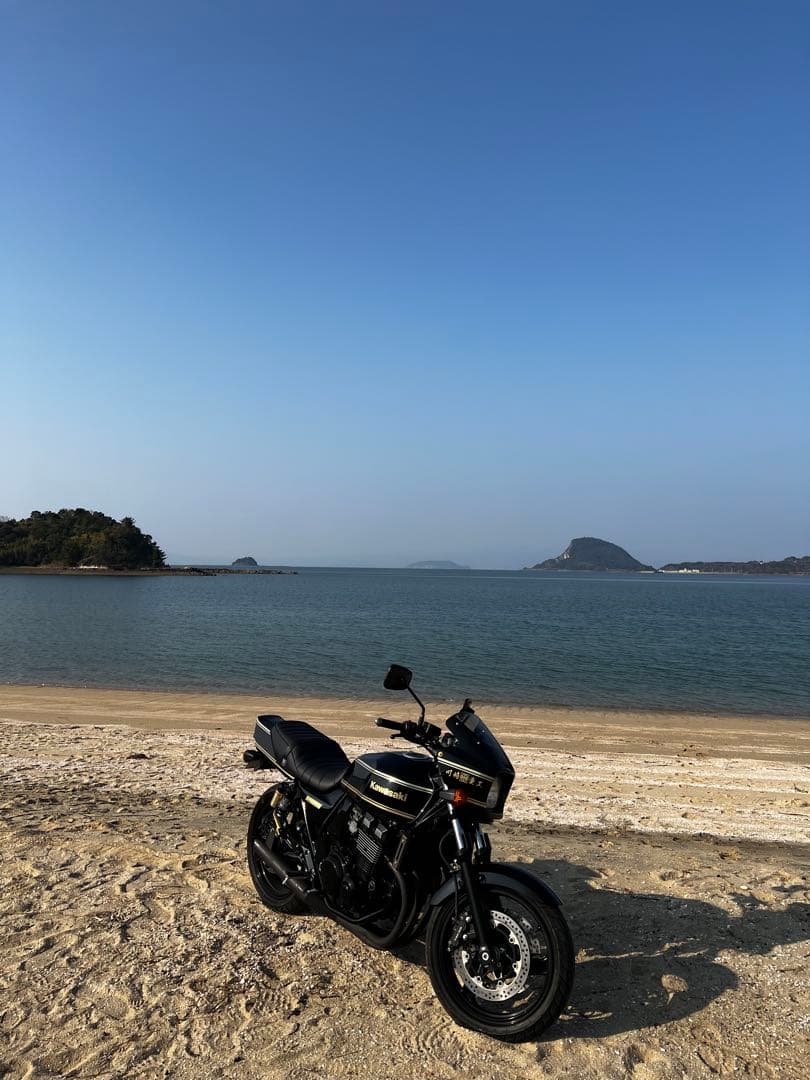 ZRX400 エキゾーストパイプ純正マフラー 4-1 サイレンサーなし