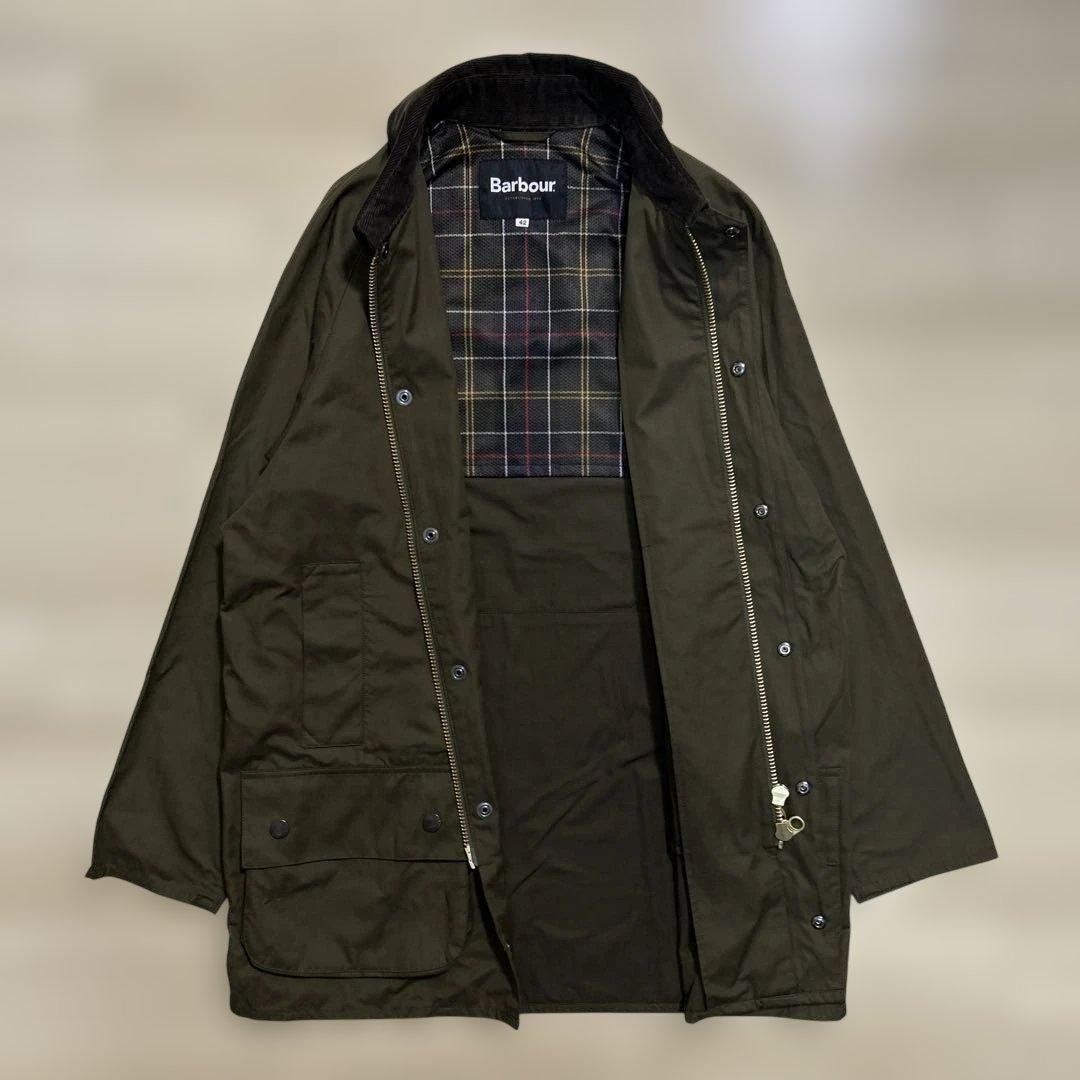 23SS Barbour×BEAMS F 別注 BEAUFORT セージグリーン