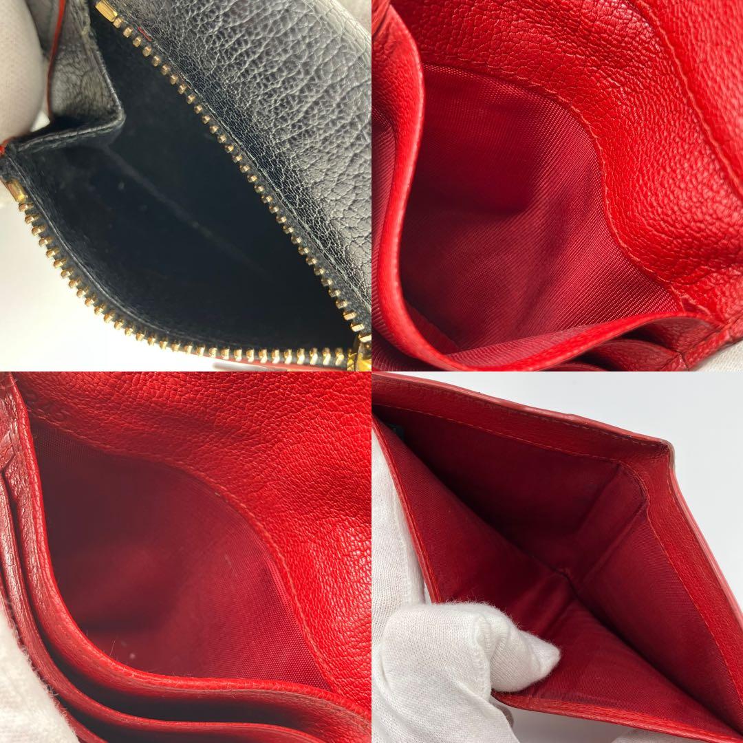 希少✨美品✨ミュウミュウ 三つ折り財布 マドラスラブレター ハート ブラック