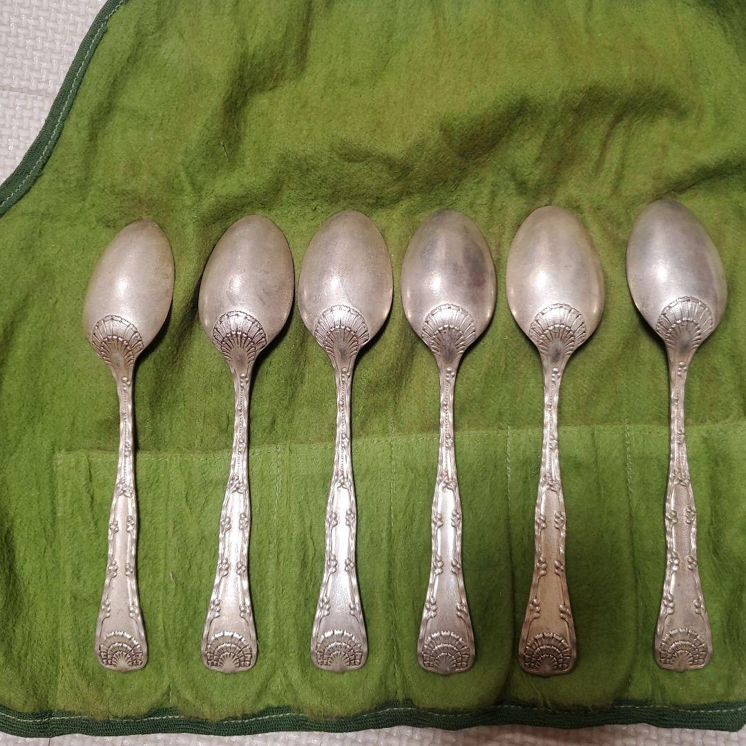 ティファニー　銀製スプーン　Wave Edge　アンティーク　TIFFANY　6