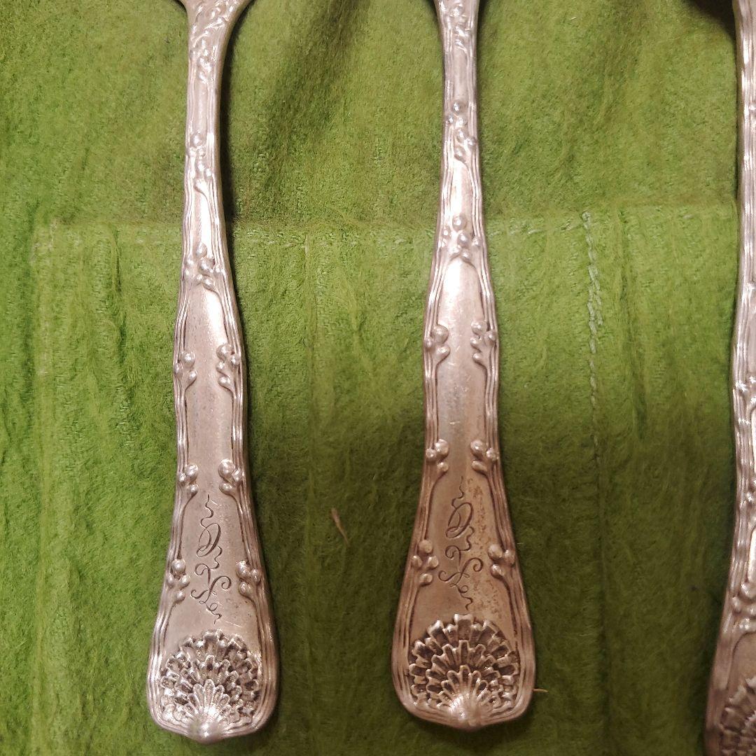 ティファニー　銀製スプーン　Wave Edge　アンティーク　TIFFANY　6