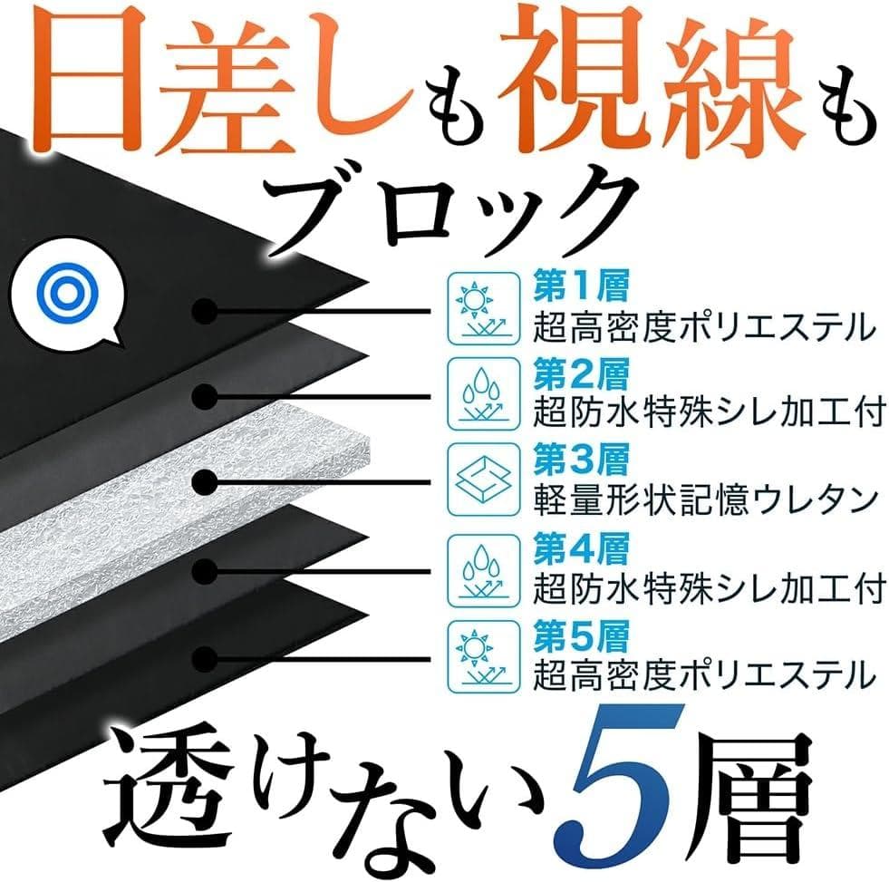こ*の様 サンシェード ルーミー(M900A M910A) 前後フルセット 車中