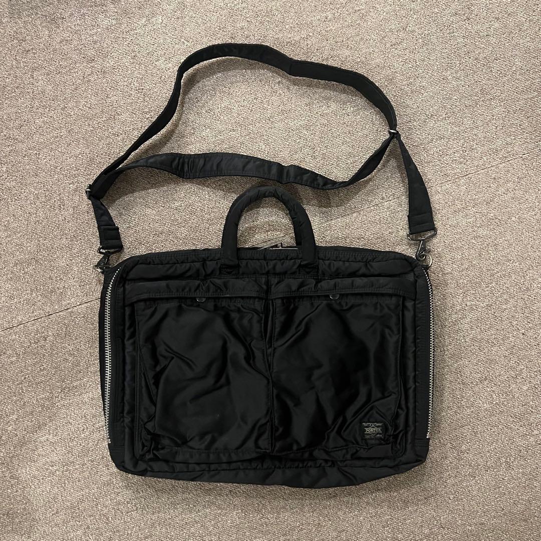 ポーター　タンカー　ブリーフケース　ブラック　2way