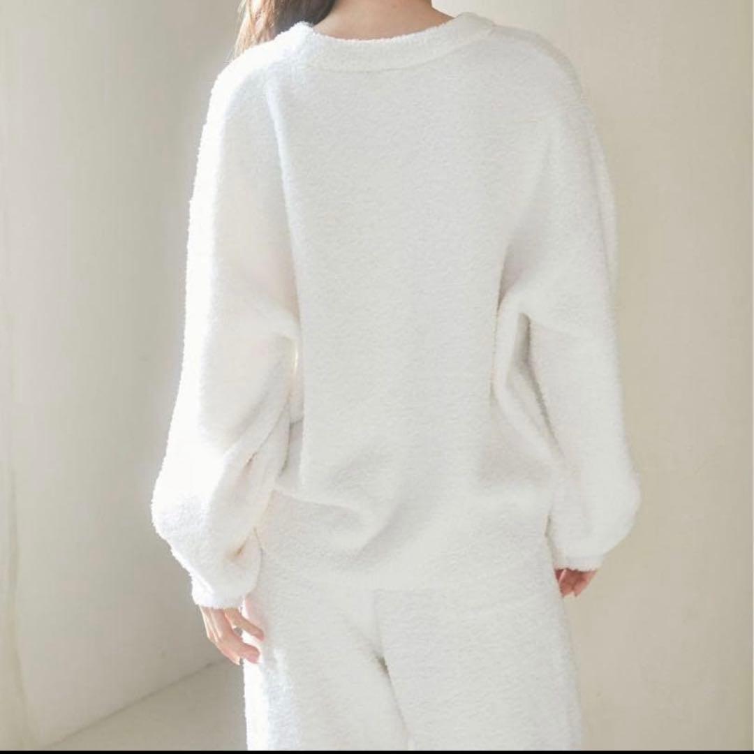 完売品　ジェラートピケ ベビモコCATジャガードプルオーバー 上下セット