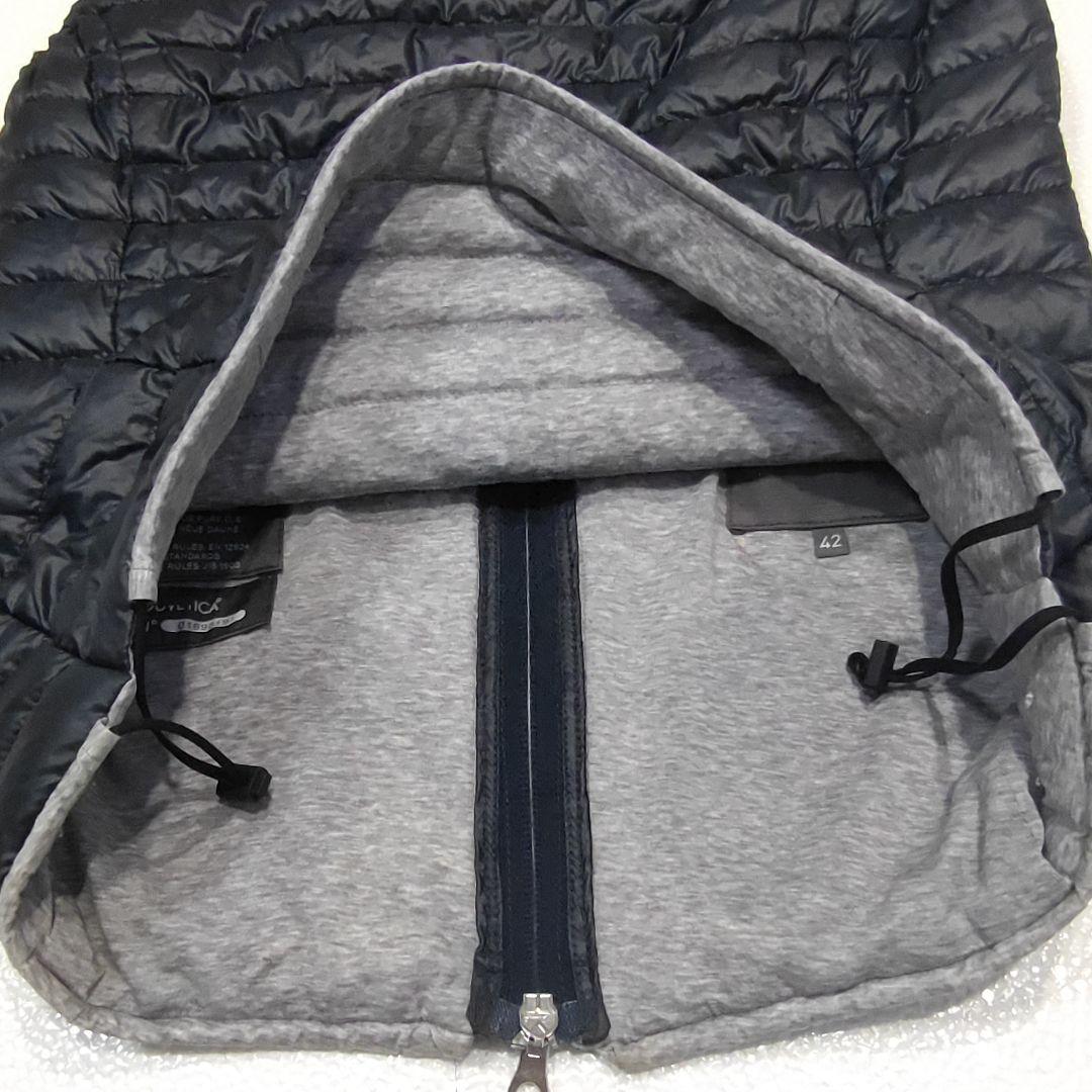 【美品 duvetica ダウンベスト】filira 42 ダークネイビー