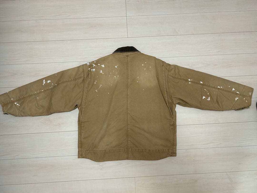 BEAMS ブルゾンベージュ カバーオール ワークジャケット　カーハート