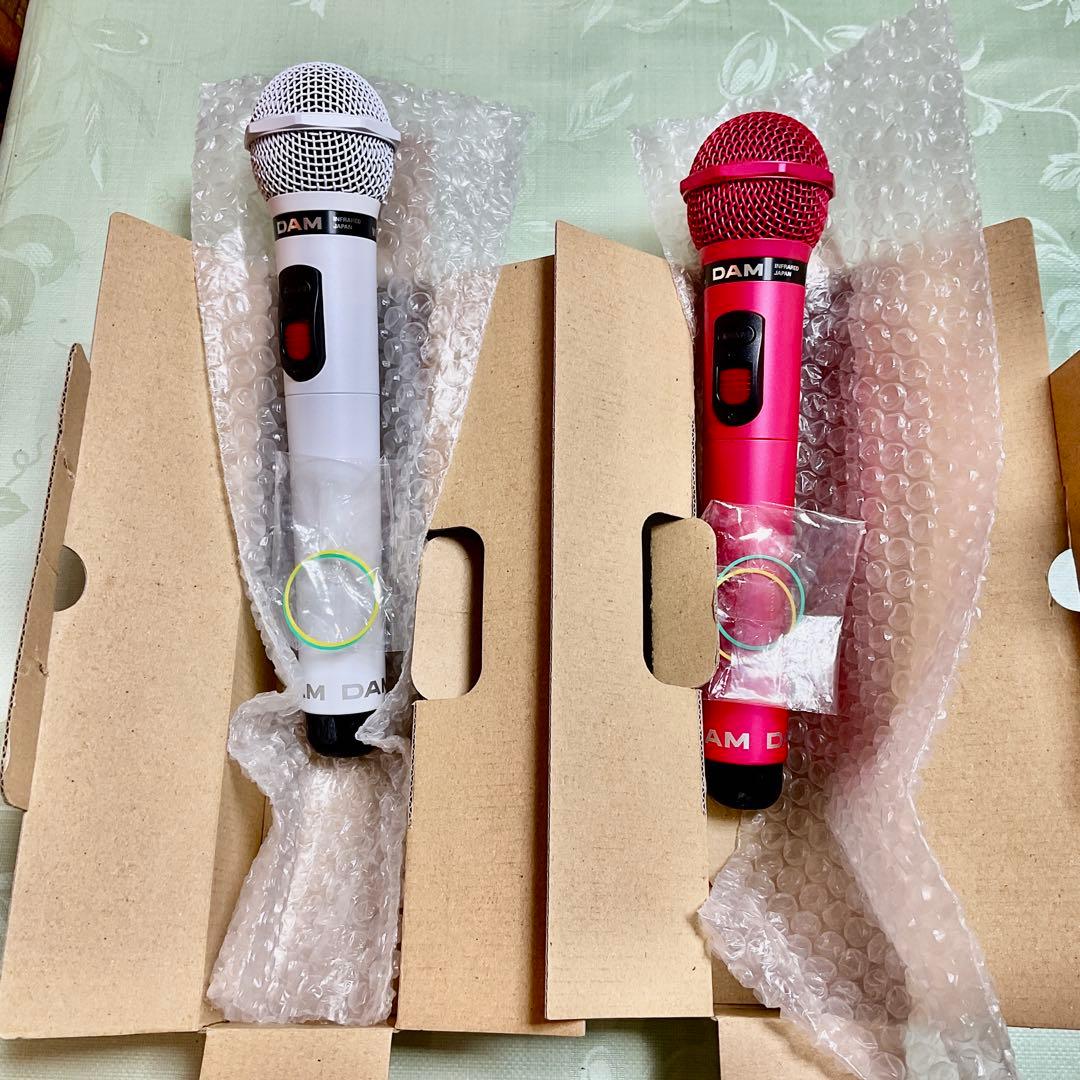 新品　DAM ワイヤレスマイク 白と赤セット　WITM-500
