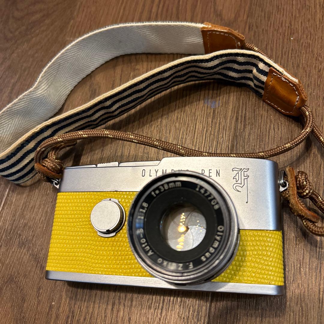 OLYMPUSPENF 花文字 38mm F1.8 中古品