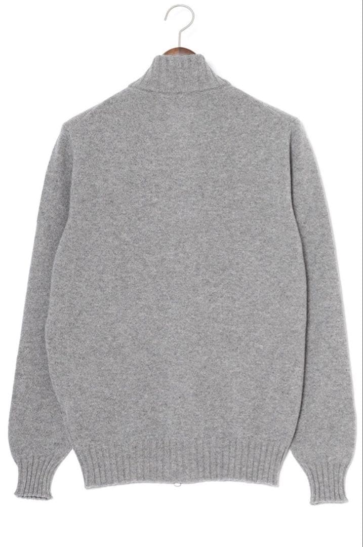 フィリッポ デ ローレンティス　7G カシミヤ混ウール フルジップニット