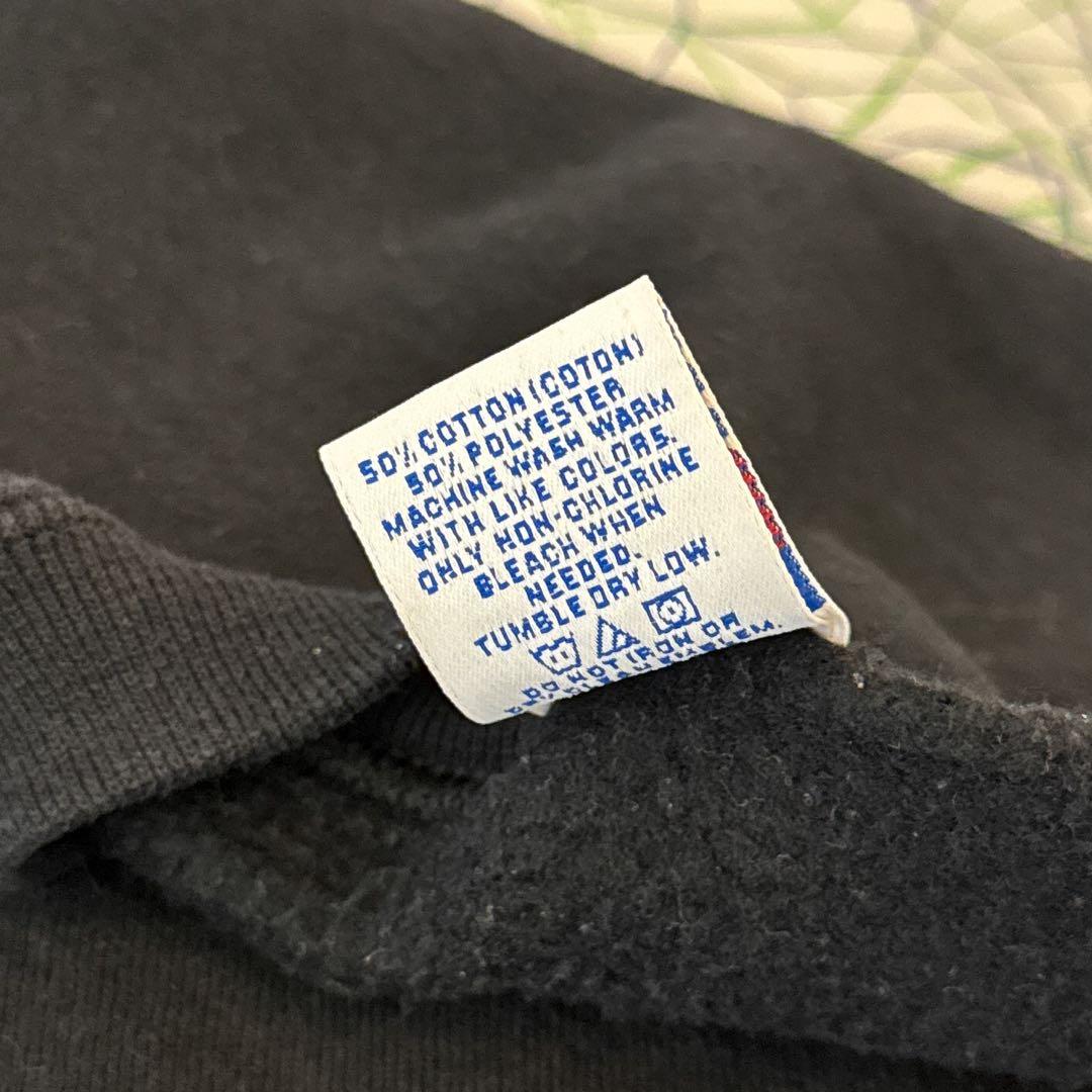 な*せ様 ラッセルアスレティック スウェット ブラック L メキシコ製 前V 無