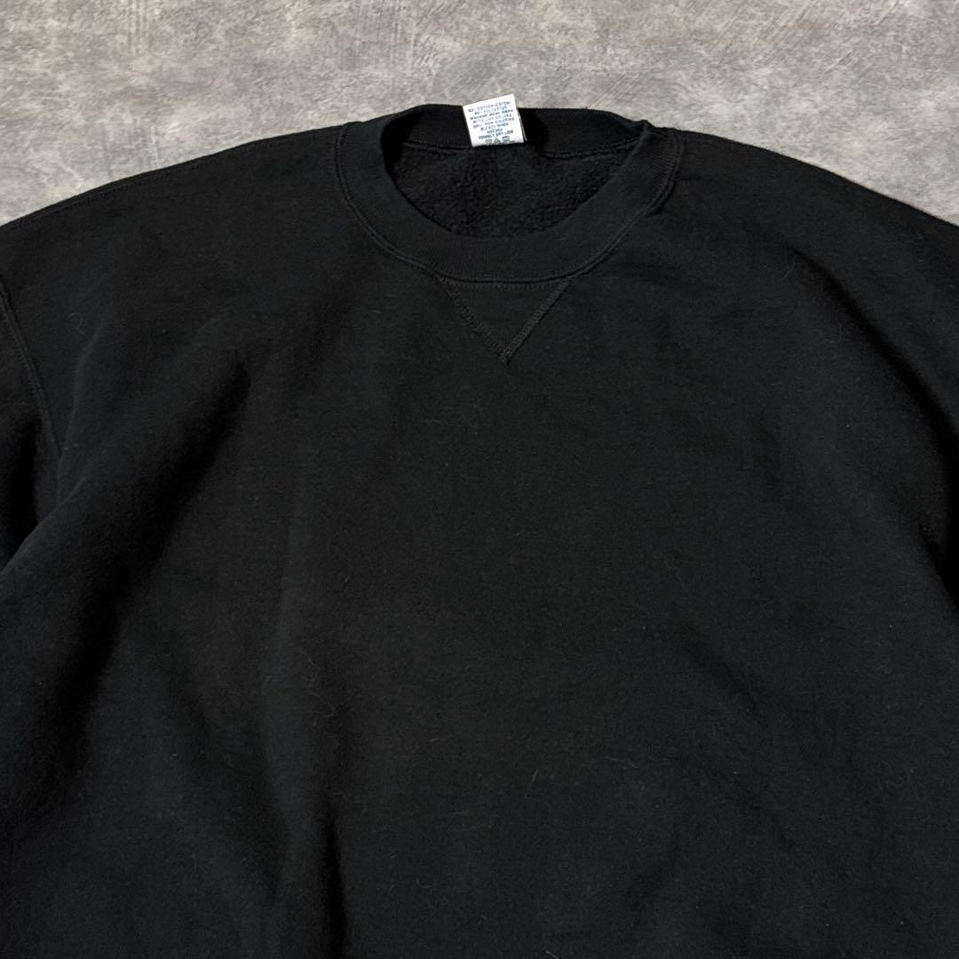 な*せ様 ラッセルアスレティック スウェット ブラック L メキシコ製 前V 無