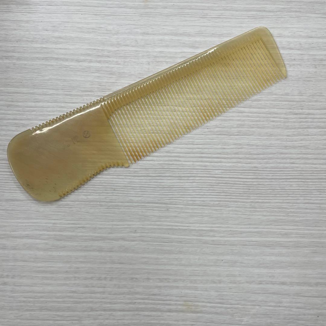 【新品・未使用】　本水牛　中荒　16目　ブロース　刈り上げ　マルヤ　手付き　理容