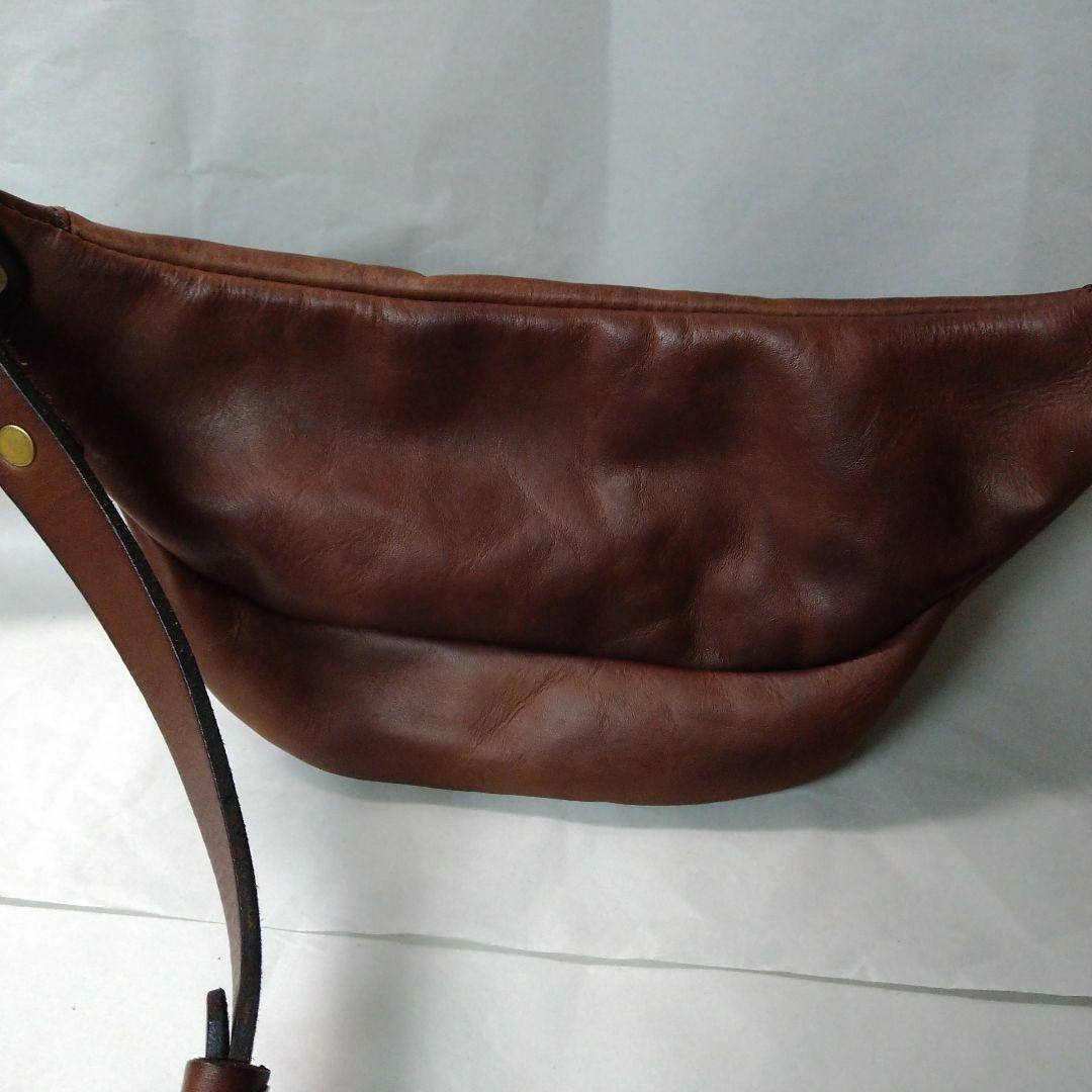 Vascoレザーウエストバッグスモール（vs-242L) ブラウン