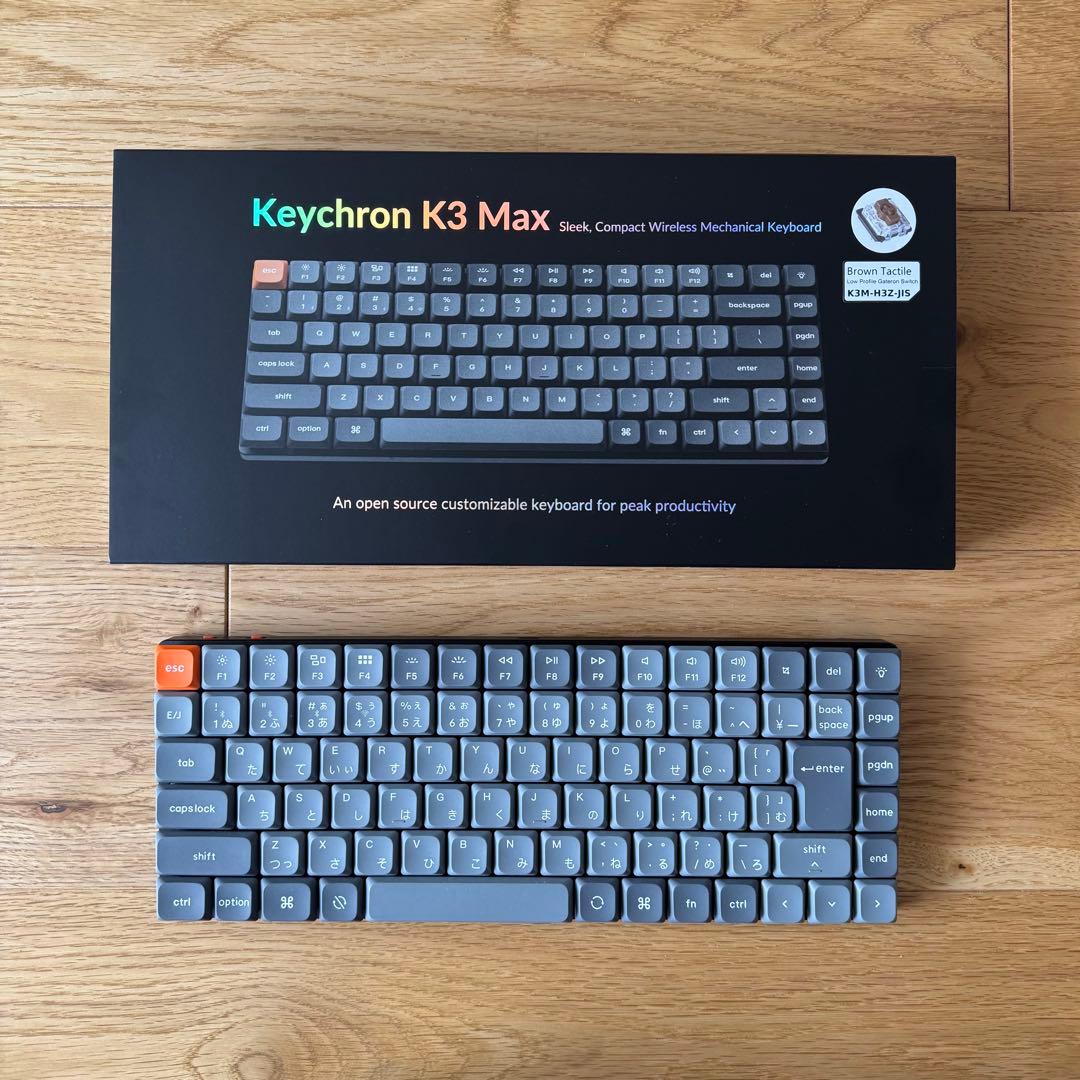 keychron k3 max-茶軸 JIS配列