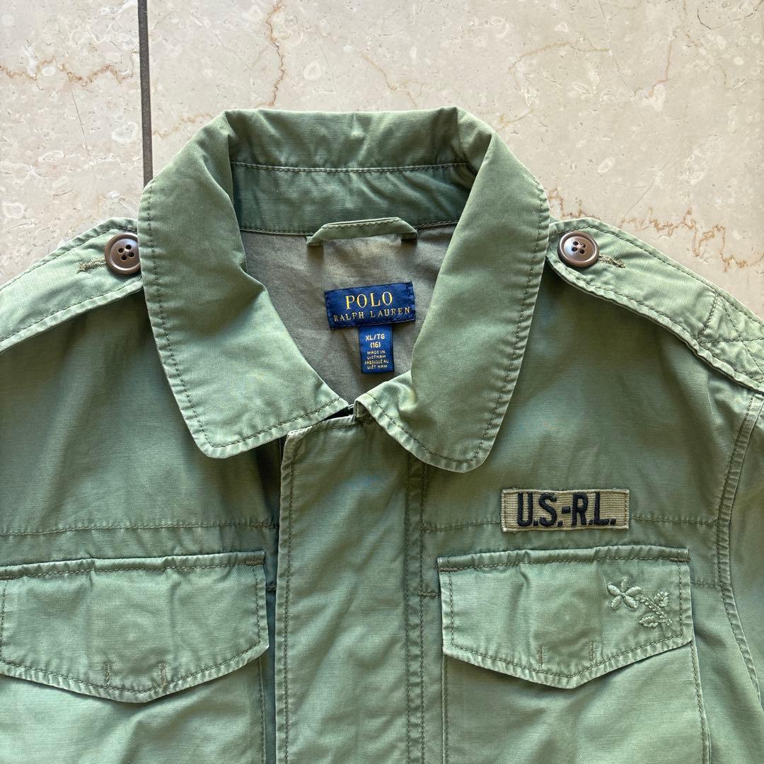 Polo Ralph Laurenミリタリー ジャケット コート　アーミー