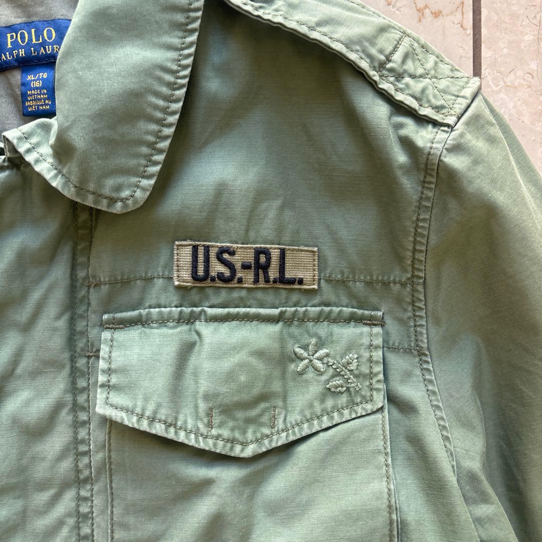 Polo Ralph Laurenミリタリー ジャケット コート　アーミー