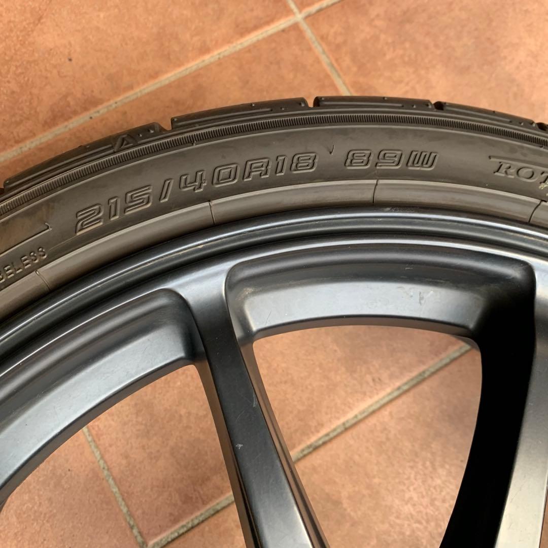 SSR GTV02 1875+48 5/100・ダンロップDZ102 4本セット