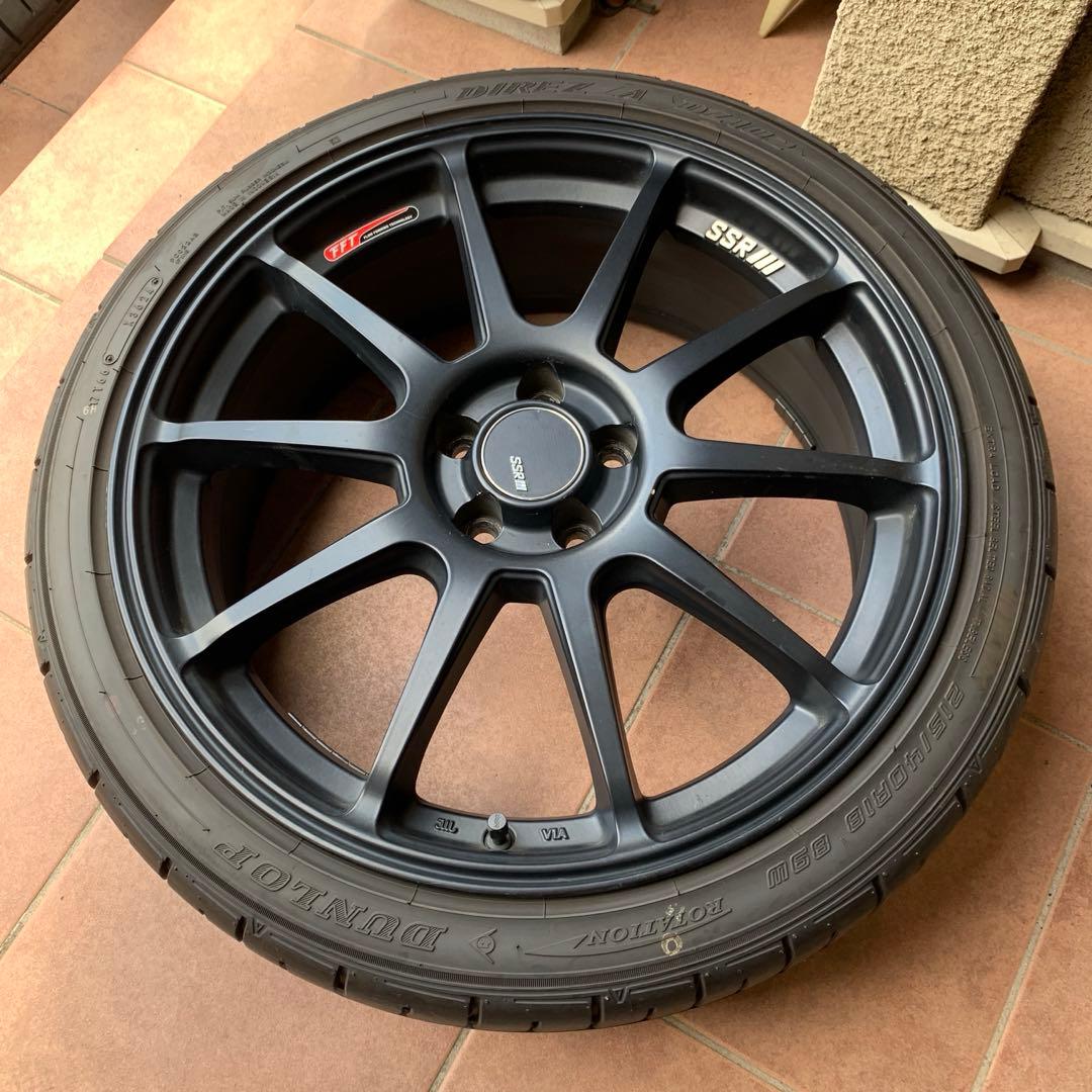 SSR GTV02 1875+48 5/100・ダンロップDZ102 4本セット