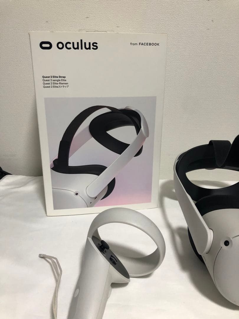  Quest 2 VRヘッドセット　純正エリートストラップ付き