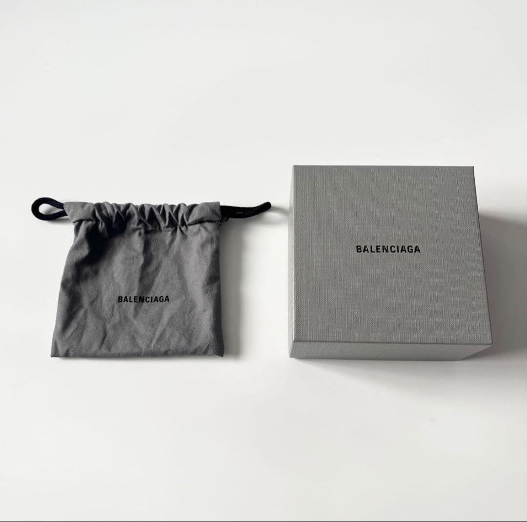 キ*ク様 バレンシアガ　BBアイコン グルメット　ブレスレット　シルバー　Mサイ