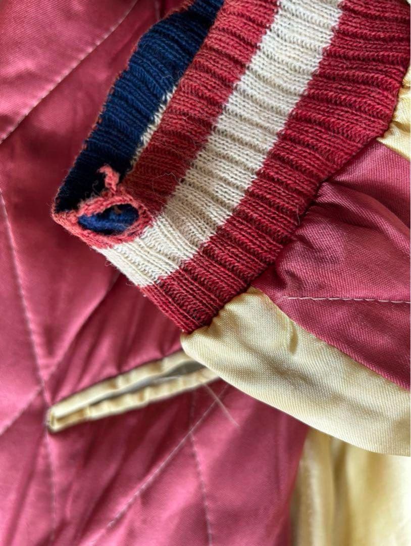 す*ん様 50'sヴィンテージ スカジャン 虎 鷲 龍 鷹 刺繍 TTS Zip