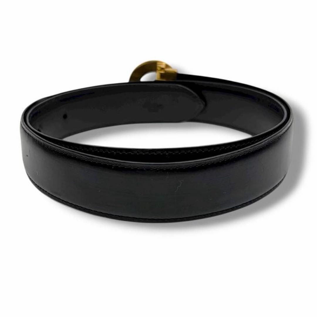 【希少】カルティエ Cartier パンサーバックル レザーベルト黒