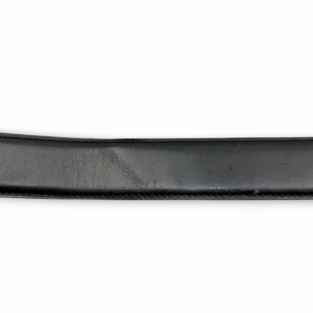 【希少】カルティエ Cartier パンサーバックル レザーベルト黒