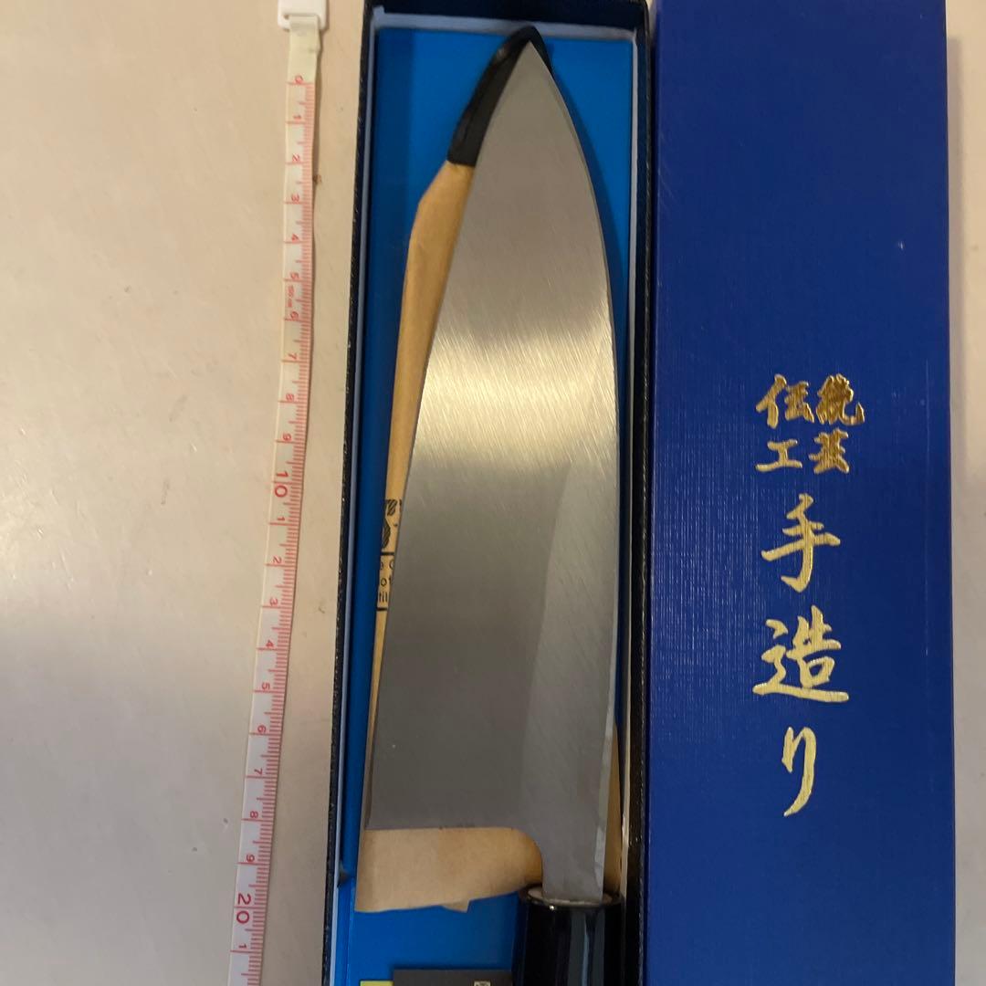 出刃包丁 6寸　180mm 本霞　白紙一号鋼 期間限定値下げ年始まで