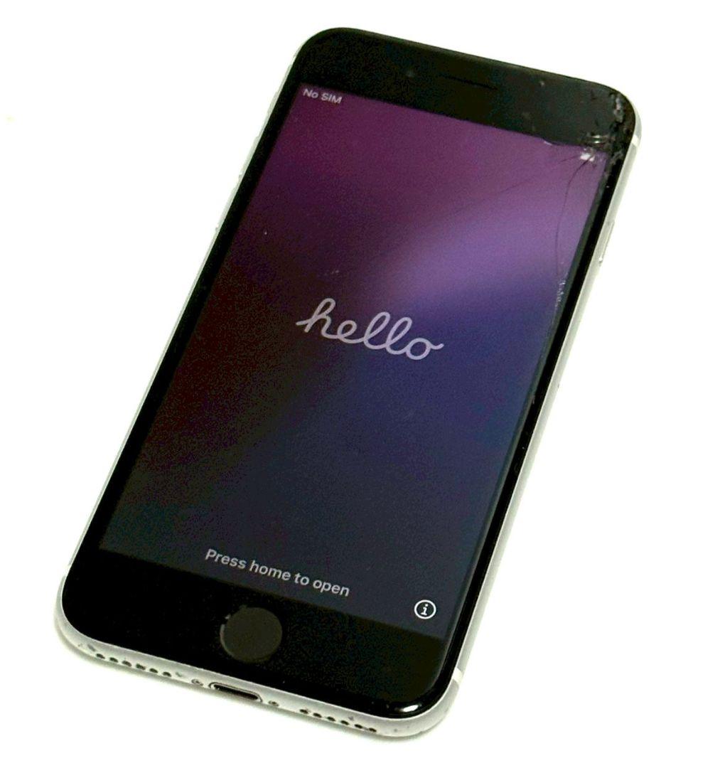 iPhone SE 第2世代 64GB ホワイト SIMフリー 割れあり