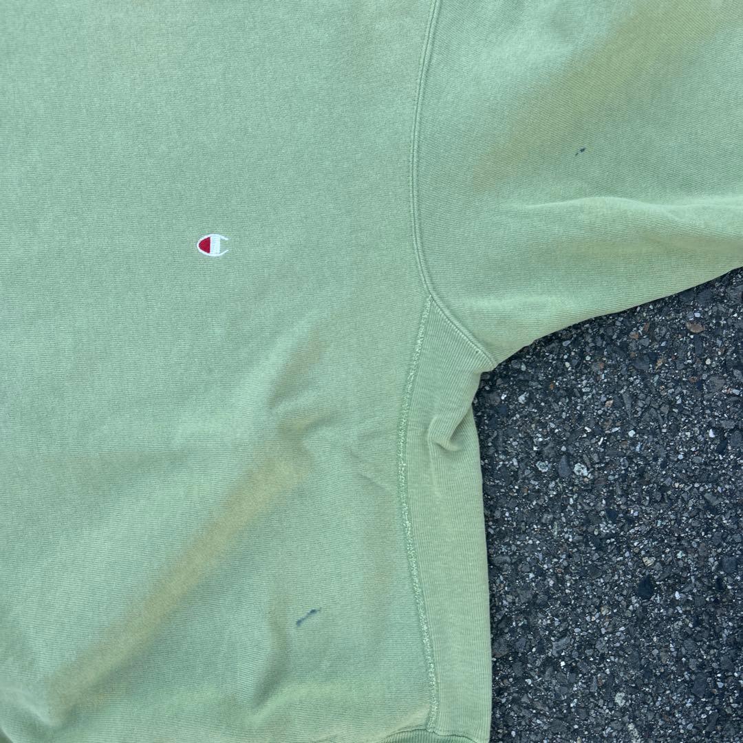 90s champion リバースウィーブ　USA製 レアカラー　ピスタチオ