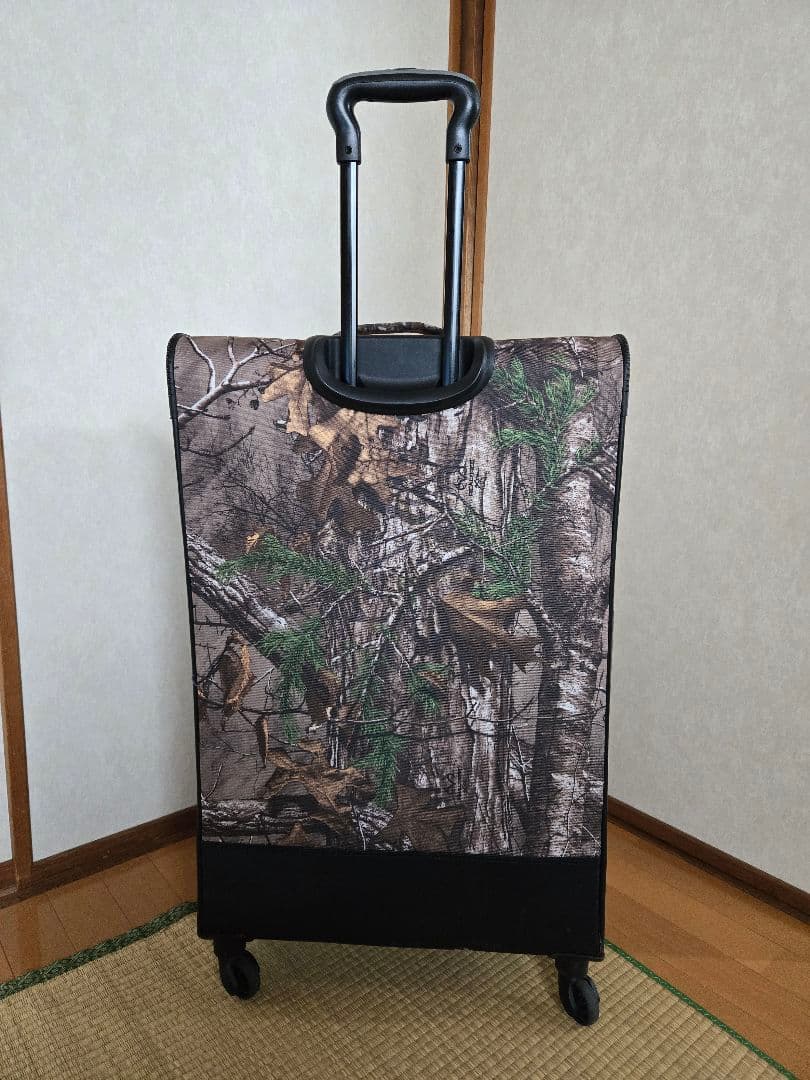 【malla】アメリカンツーリスター　迷彩柄キャリーカート Lサイズ