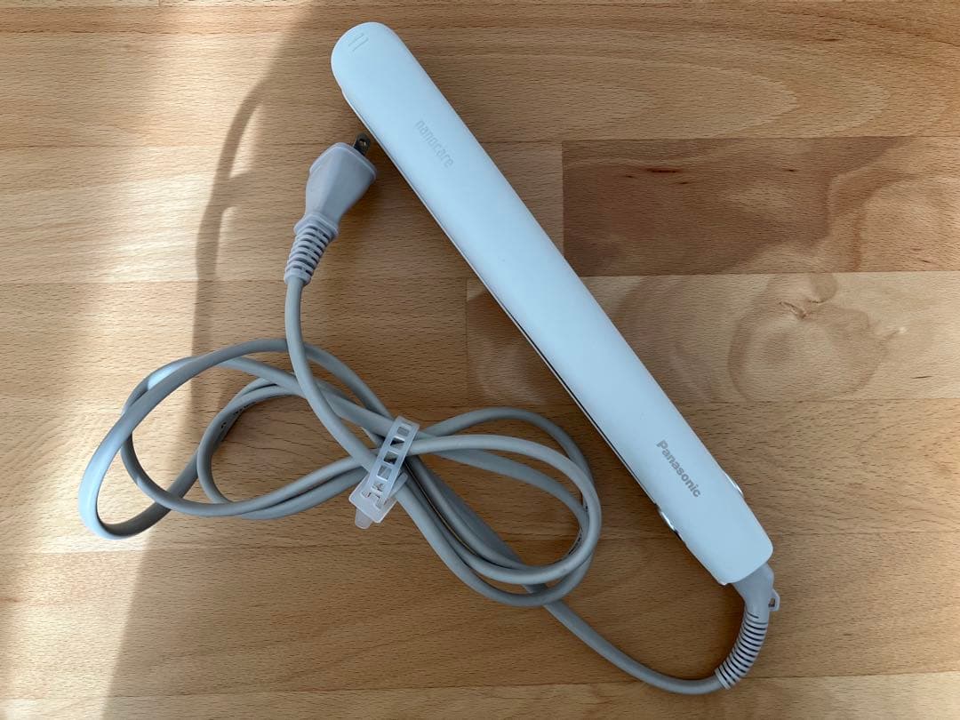 nanocare ストレートヘアアイロン ホワイト　EH-HS0J