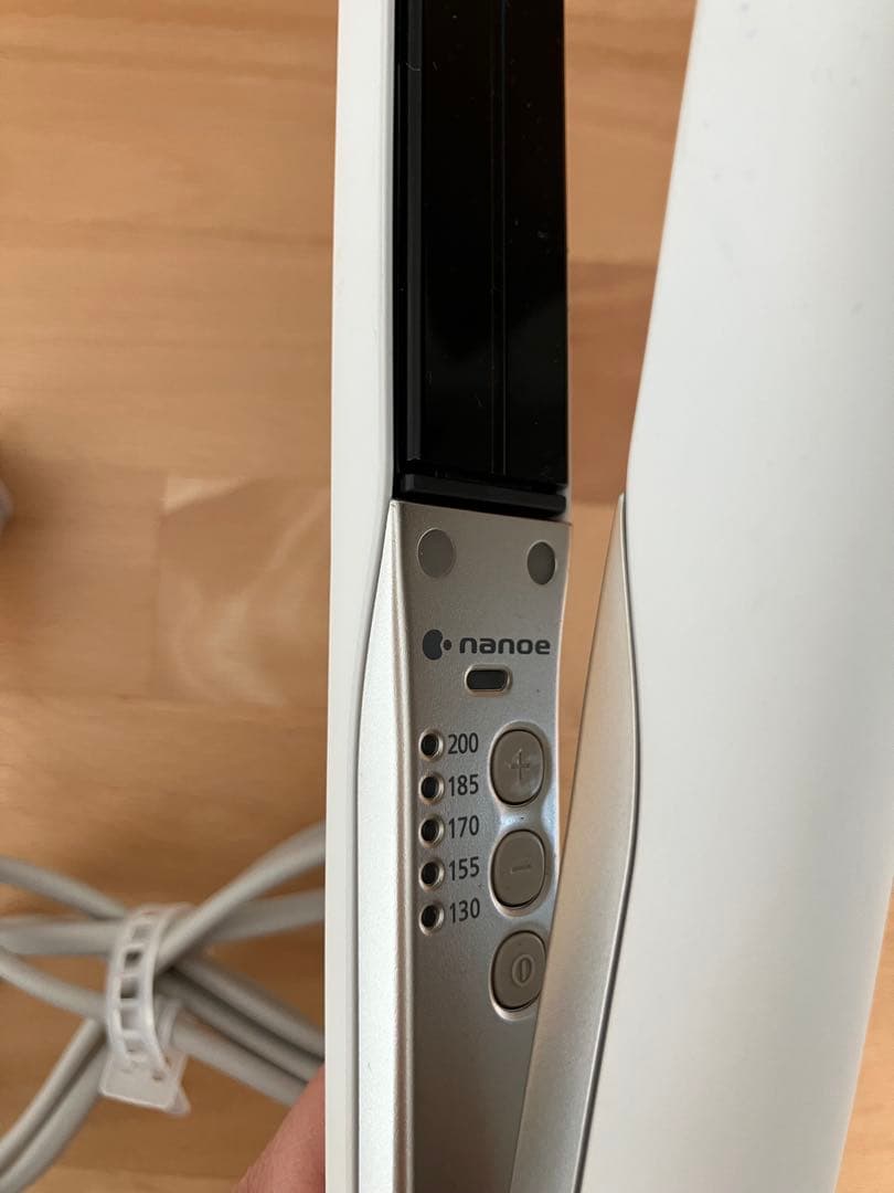 nanocare ストレートヘアアイロン ホワイト　EH-HS0J