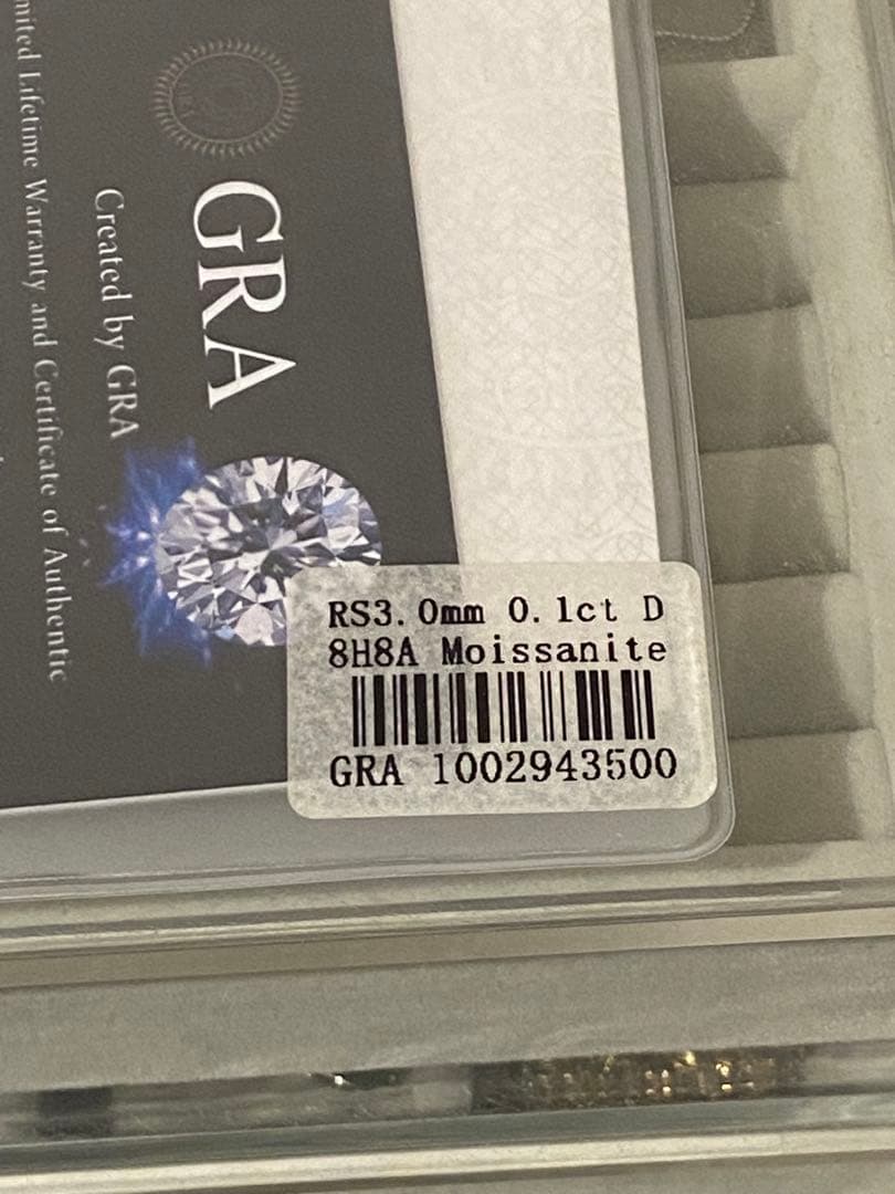 モアサナイト　テニスブレスレット