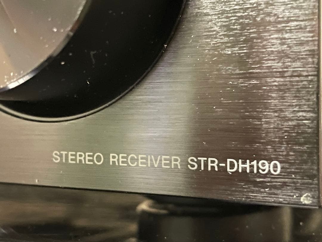 SONY STR-DH190 ハイレゾ プリメインアンプ BT対応 リモコン付